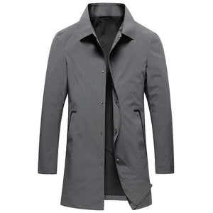 Pollogie™ Mid-Length Trench Coat