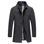 Pollogie™ Solid Windbreaker Jacket