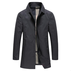 Pollogie™ Solid Windbreaker Jacket