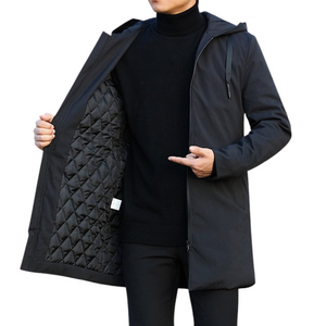 Pollogie™ Hooded Windbreaker Trench Coat