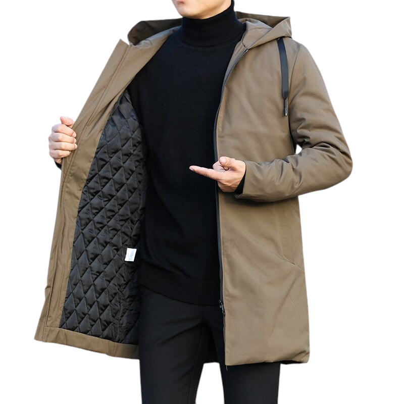 Pollogie™ Hooded Windbreaker Trench Coat