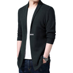Pollogie™ Solid Single Button Cardigan