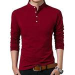 Pollogie™ Business Mandarin Collar Polo Shirt