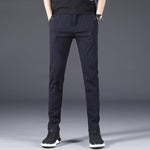 Pollogie™ Plain Slim-Fit Pants
