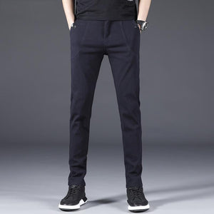 Pollogie™ Plain Slim-Fit Pants