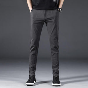 Pollogie™ Plain Slim-Fit Pants