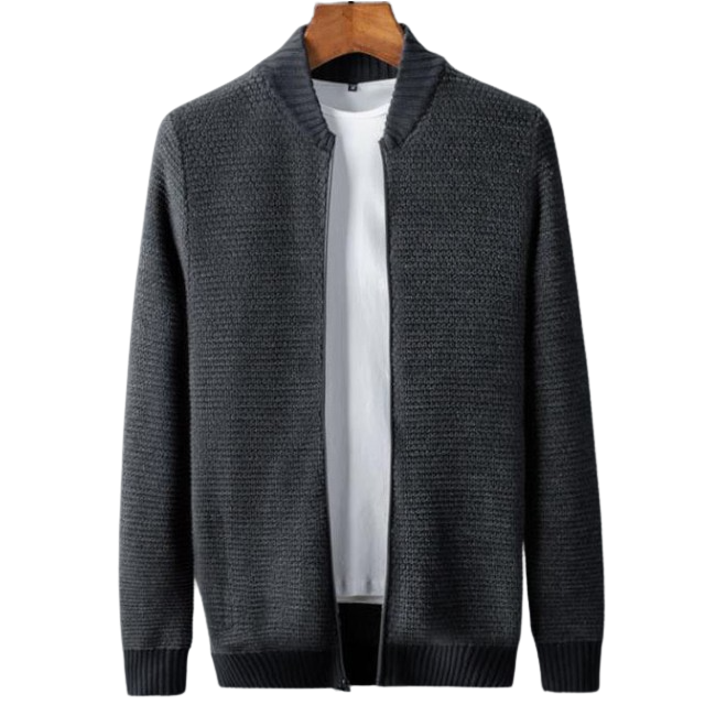 Solid Knitted Jacket