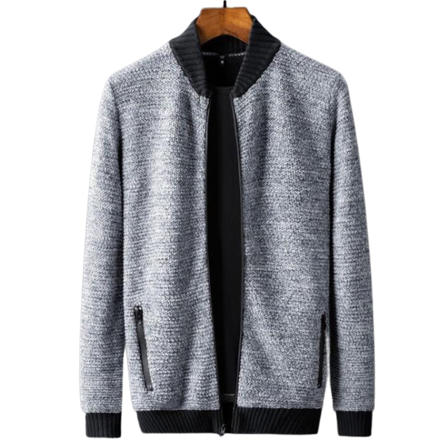 Solid Knitted Jacket