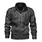 Pollogie™ Leather Motorcycle Jacket