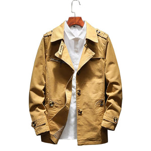 Pollogie™ Elegant Wide-Lapel Overcoat