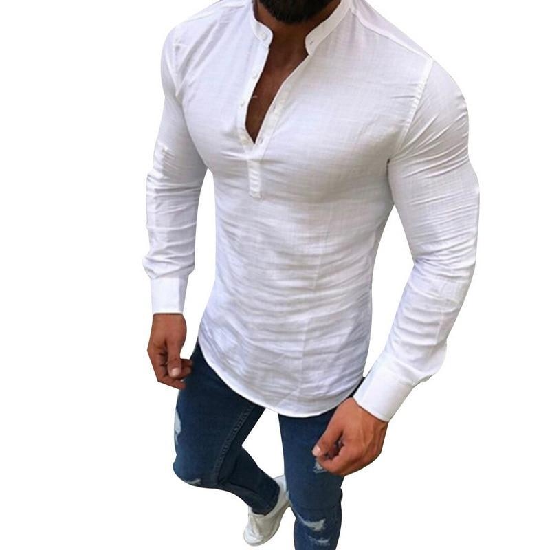 Pollogie™ Casual Half Button Shirt