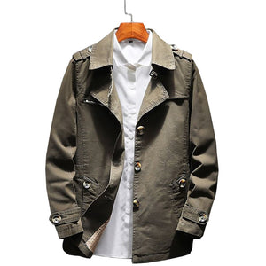 Pollogie™ Elegant Wide-Lapel Overcoat