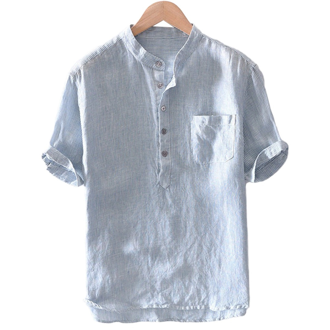 Pollogie™  Almiro Linen Blend Shirt
