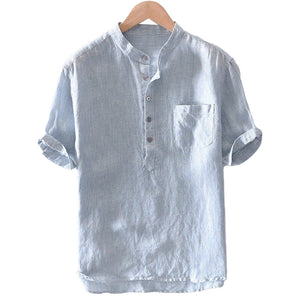 Pollogie™  Almiro Linen Blend Shirt