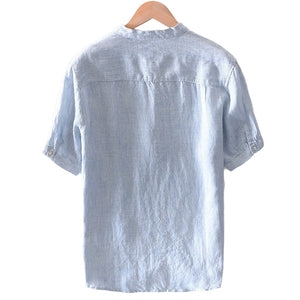 Pollogie™  Almiro Linen Blend Shirt