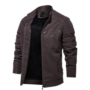 Pollogie™ Zipper Leather Jacket