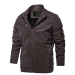 Pollogie™ Zipper Leather Jacket
