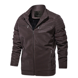 Pollogie™ Zipper Leather Jacket