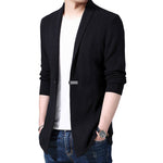 Pollogie™ Solid Single Button Cardigan