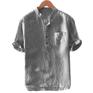 Pollogie™  Almiro Linen Blend Shirt