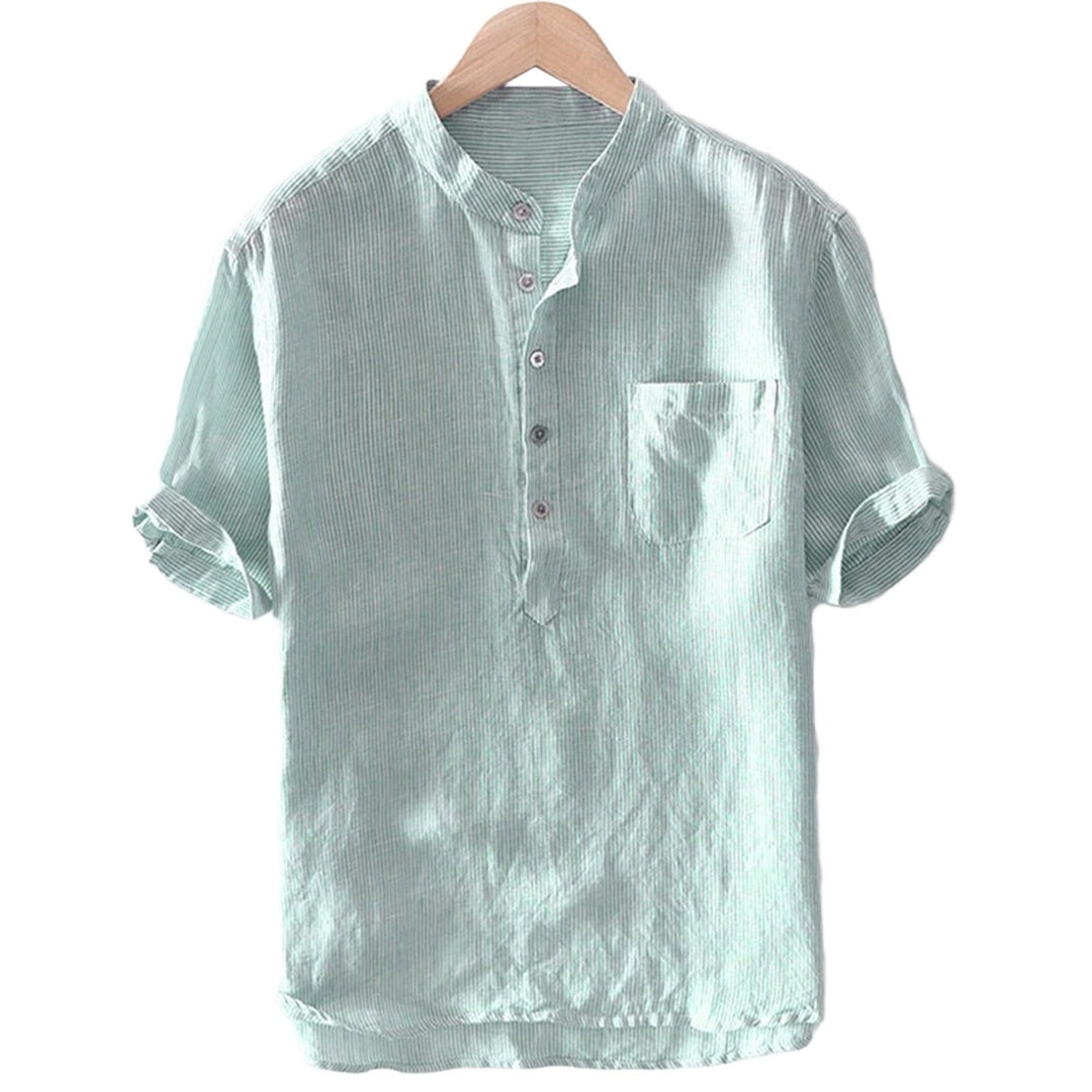 Pollogie™  Almiro Linen Blend Shirt