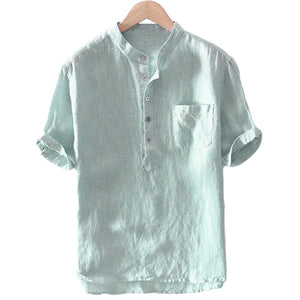 Pollogie™  Almiro Linen Blend Shirt
