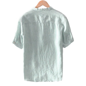 Pollogie™  Almiro Linen Blend Shirt