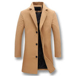 Pollogie™ Long Button Business Coat