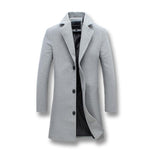 Pollogie™ Long Button Business Coat