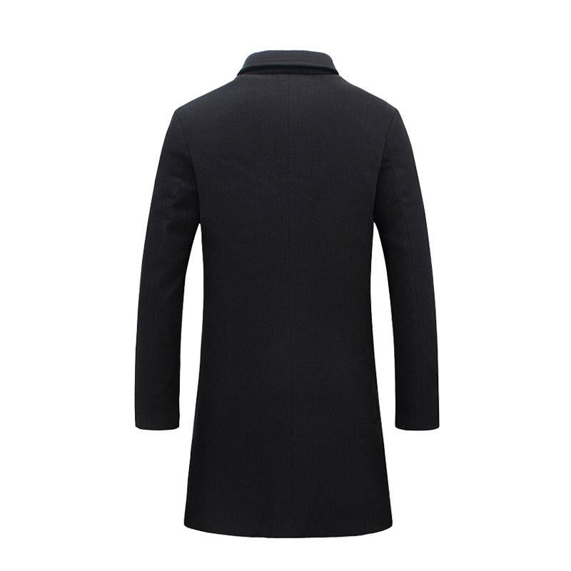 Pollogie™ Long Button Business Coat