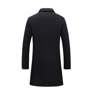 Pollogie™ Long Button Business Coat