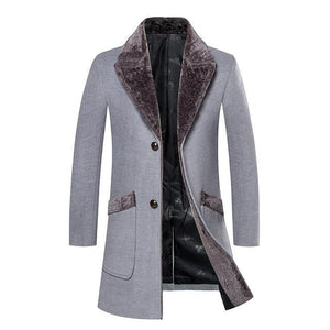 Pollogie™ Single Breasted Wool Coat