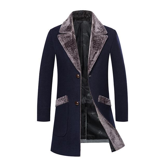 Pollogie™ Single Breasted Wool Coat