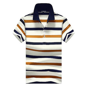 Pollogie™ Striped Fashion Polo Shirt