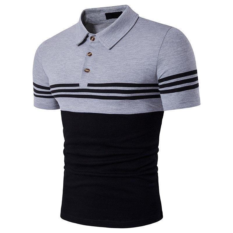 Pollogie™ Unique Striped Polo Shirt