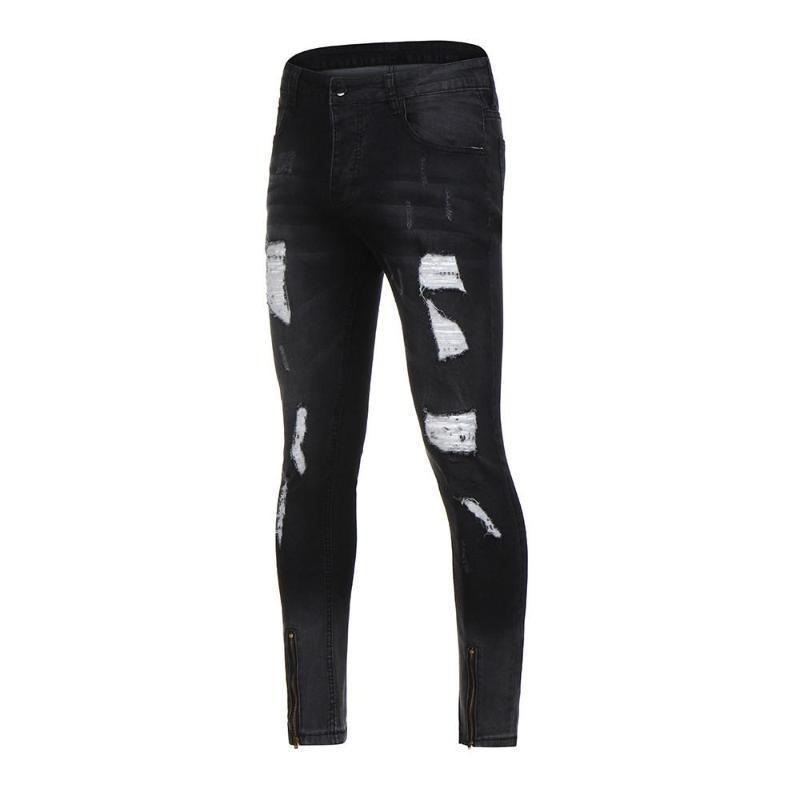 Pollogie™ Ripped Black Jeans