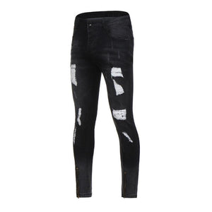Pollogie™ Ripped Black Jeans