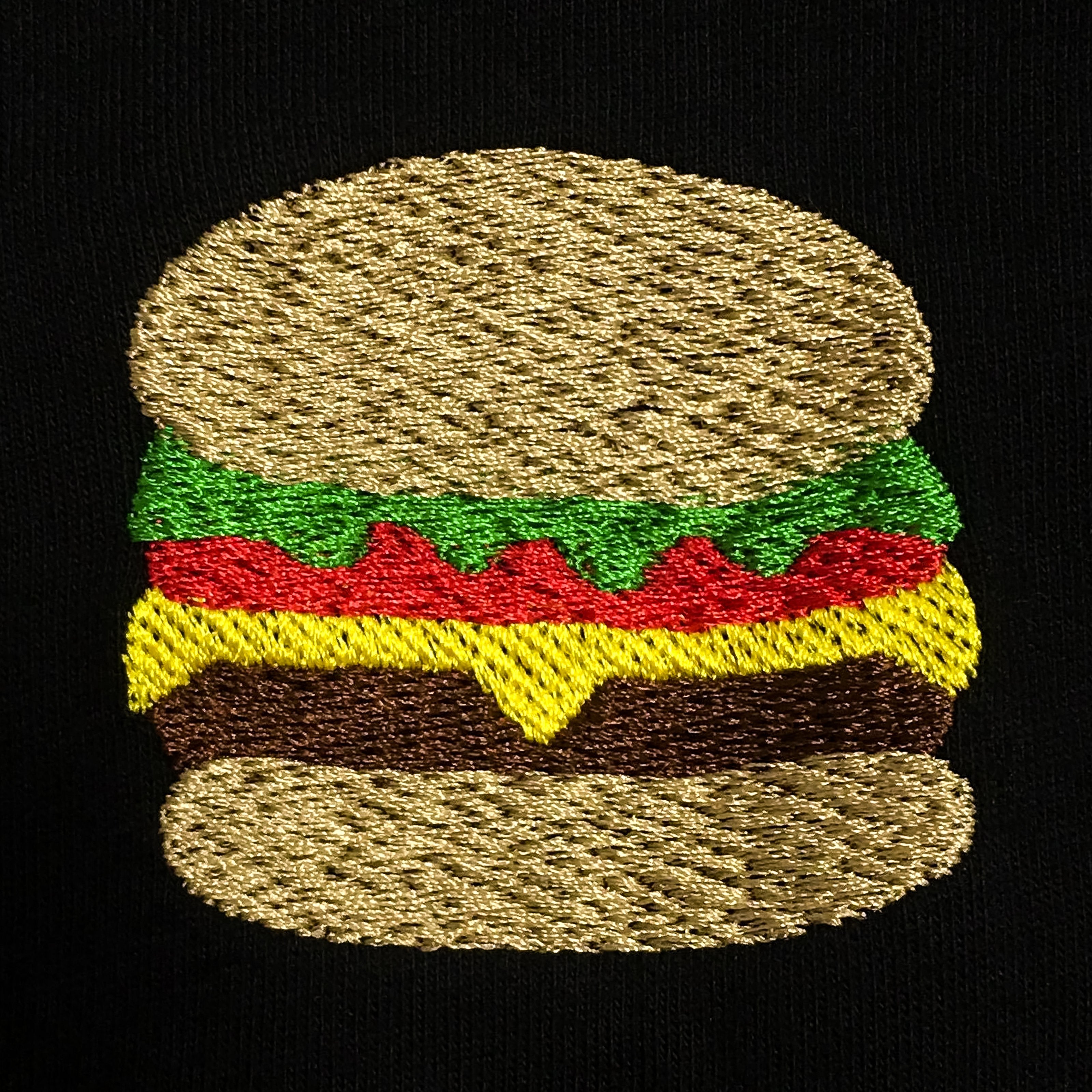 Pollogie™ Burger Embroidered T-Shirt